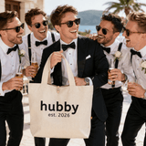 Hubby Est. 2026 Wedding Tote Bag