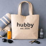 Hubby Est. 2026 Wedding Tote Bag