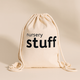 Nursery Stuff Canvas Backpack - Natural – Keep calm, carry all the stuff!