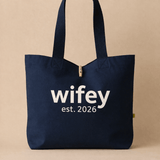 Wifey Est. 2026 Wedding Tote Bag